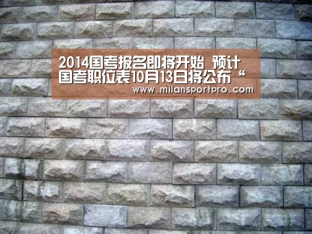 2014国考报名即将开始 预计国考职位表10月13日将公布“米兰直播”(图3) 米兰首页
